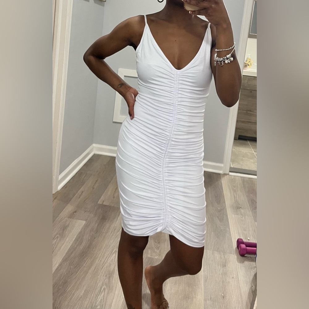 White body on dress
